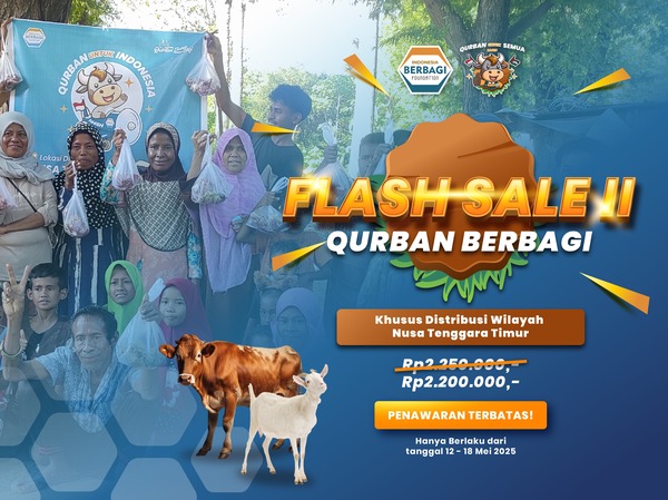Qurban Berbagi di Pelosok Nusa Tenggara Timur